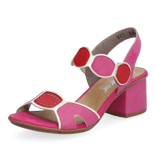 Dámské sandály RIEKER RIE-10203904-S4 růžová