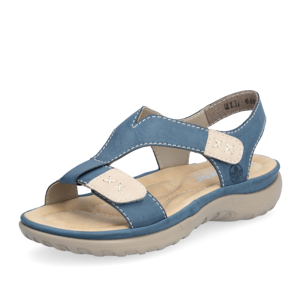 detail Dámské sandály RIEKER RIE-10203911-S4 modrá