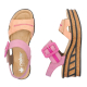 náhled Dámské sandály RIEKER RIE-10203935-S4 růžová