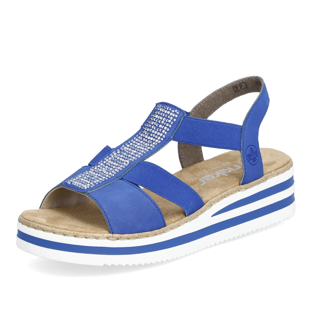 detail Dámské sandály RIEKER RIE-10204022-S4 modrá