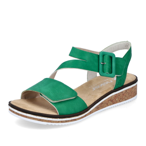 Dámské sandály RIEKER RIE-10204040-S4 zelená