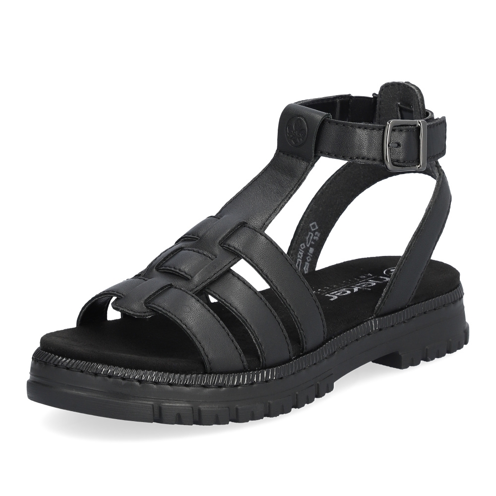detail Dámské sandály RIEKER RIE-10204197-S4 černá