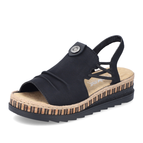 Dámské sandály RIEKER RIE-10204205-S4 černá