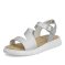 detail Dámské sandály  RIEKER<br><small> RIE-10204217-S4 stříbrná</small>