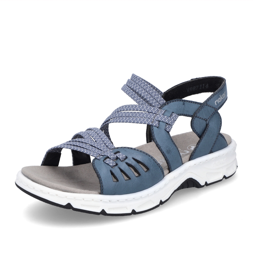 detail Dámské sandály RIEKER RIE-10204221-S4 modrá