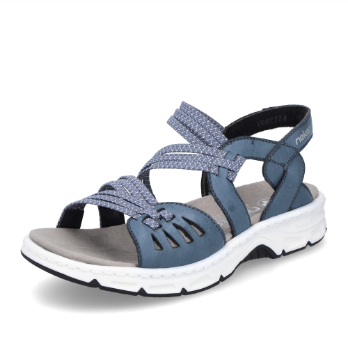 Dámské sandály RIEKER RIE-10204221-S4 modrá