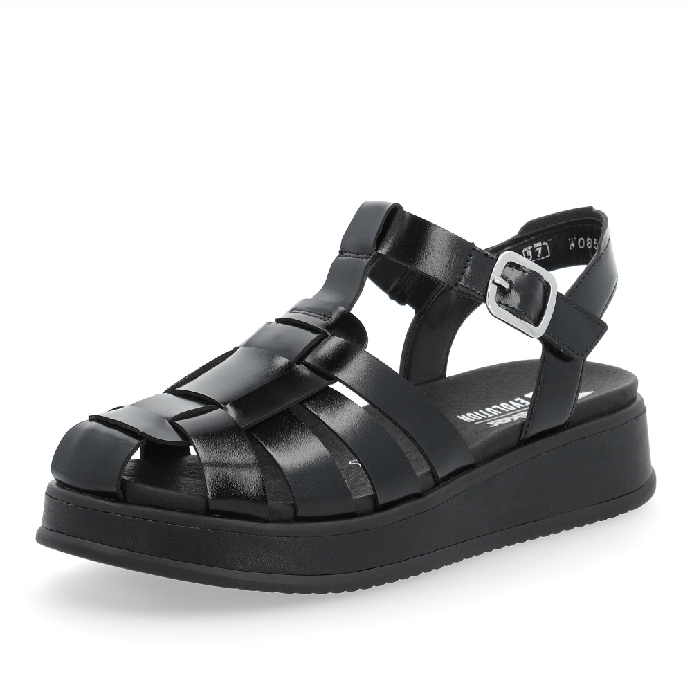 detail Dámské sandály RIEKER RIE-10204225-S4 černá