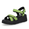 detail Dámské sandály RIEKER RIE-10204240-S4 zelená