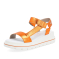detail Dámské sandály RIEKER RIE-10204245-S4 oranžová