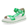 detail Dámské sandály RIEKER RIE-10204246-S4 zelená