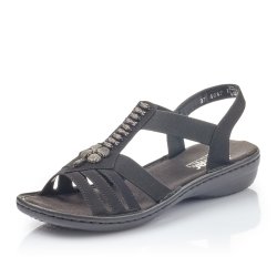 Dámské sandály RIEKER RIE-1025904-S4 černá