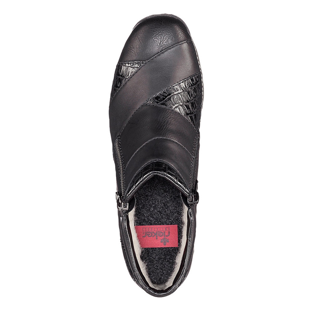 detail Dámská obuv RIEKER RIE-10300341-W2 černá