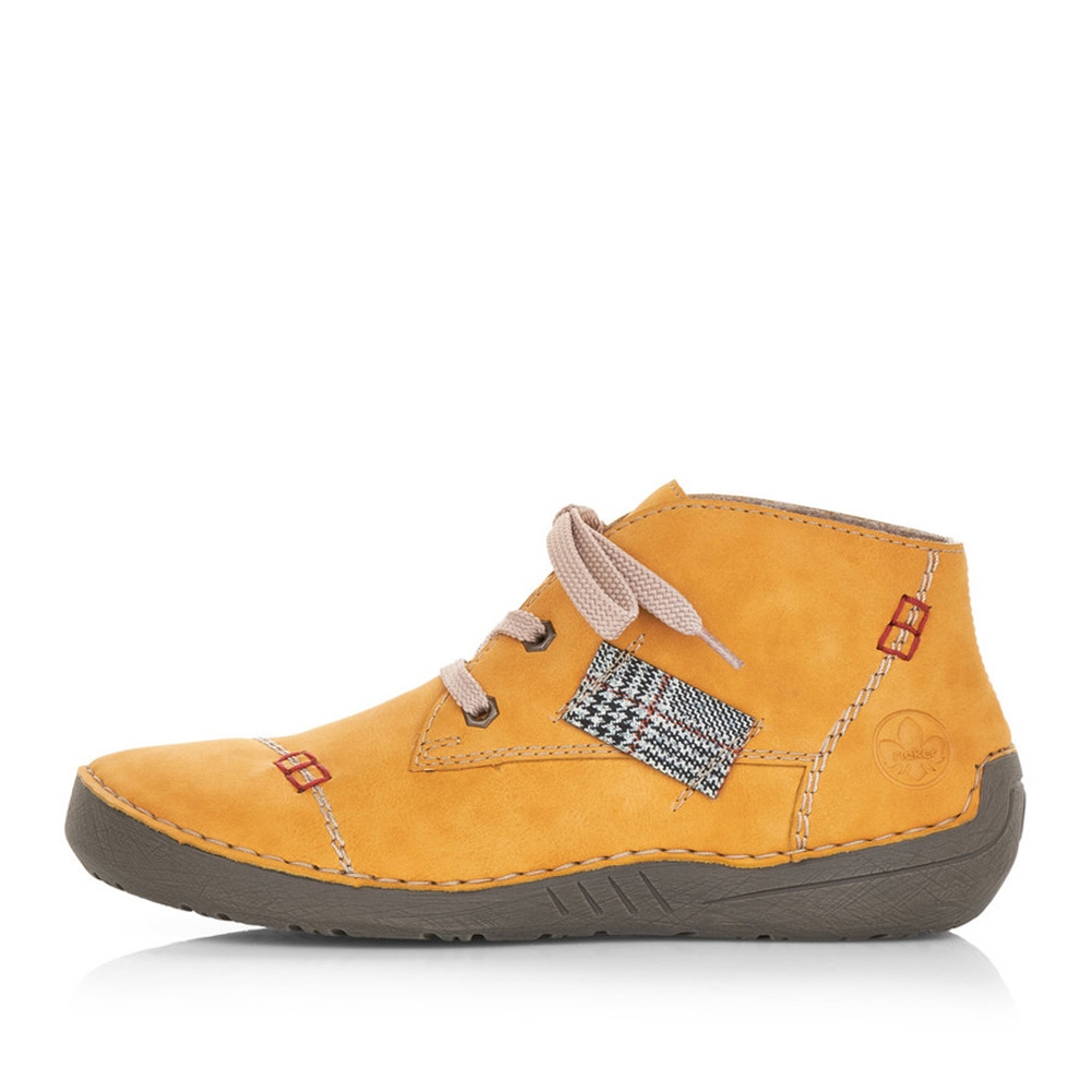 detail Dámská obuv RIEKER RIE-10300355-W2 žlutá