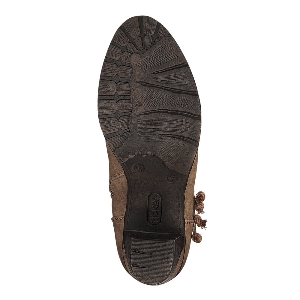 detail Dámská obuv RIEKER RIE-10300454-W2 hnědá