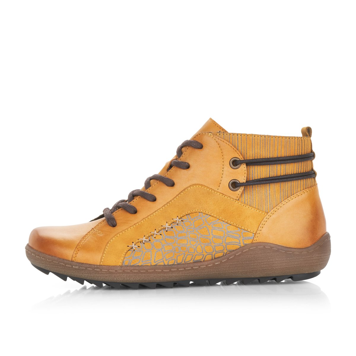 detail Dámská obuv REMONTE RIE-10300654-W1 žlutá