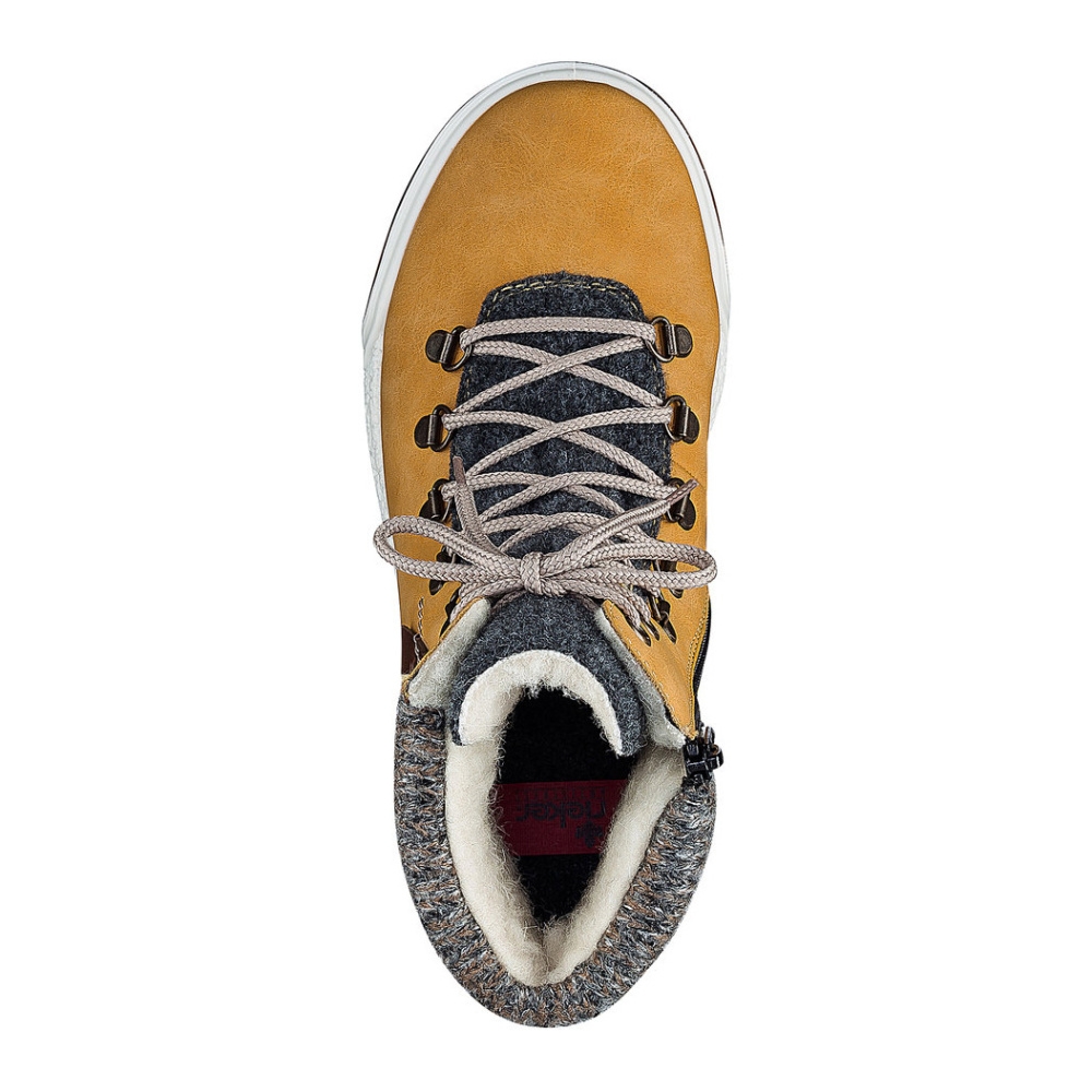 detail Dámská obuv RIEKER RIE-10300788-W2 žlutá