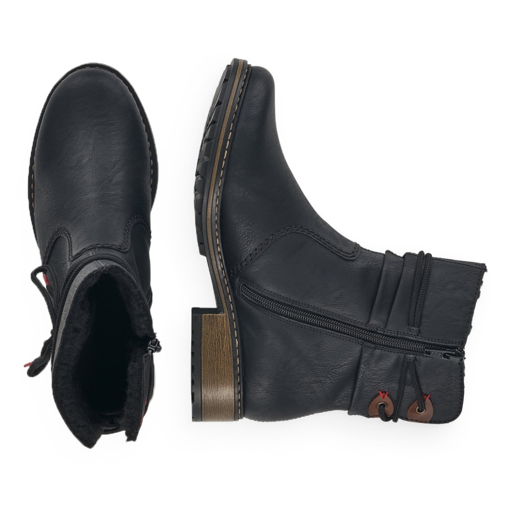 detail Dámská obuv RIEKER RIE-10300856-W3 černá