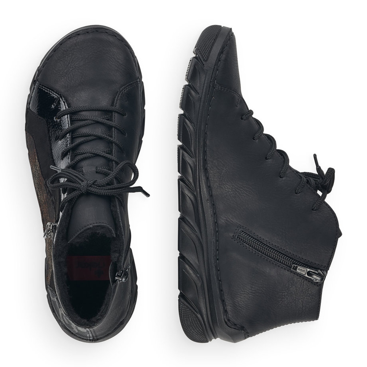detail Dámská obuv RIEKER RIE-10301468-W1 černá