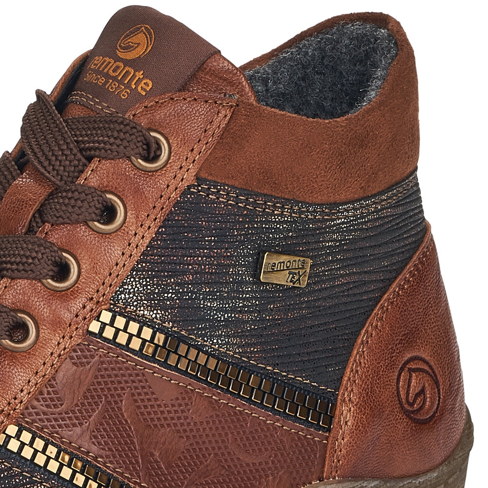 detail Dámská obuv REMONTE RIE-10301633-W1 hnědá