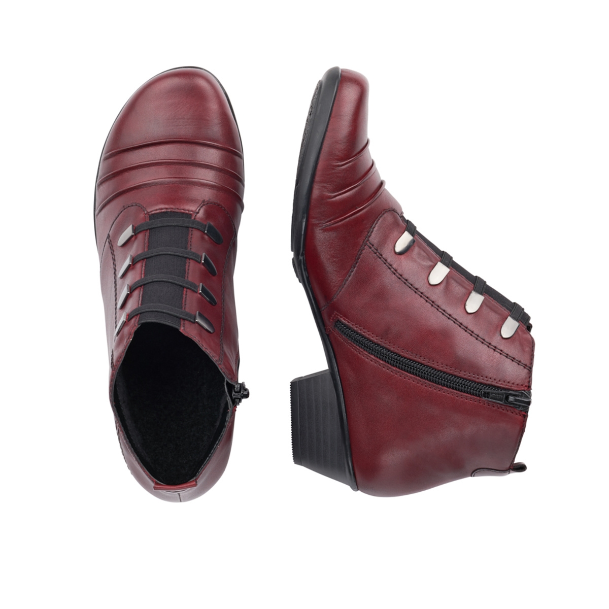 detail Dámská nadměrná obuv REMONTE D7381-35 červená W0