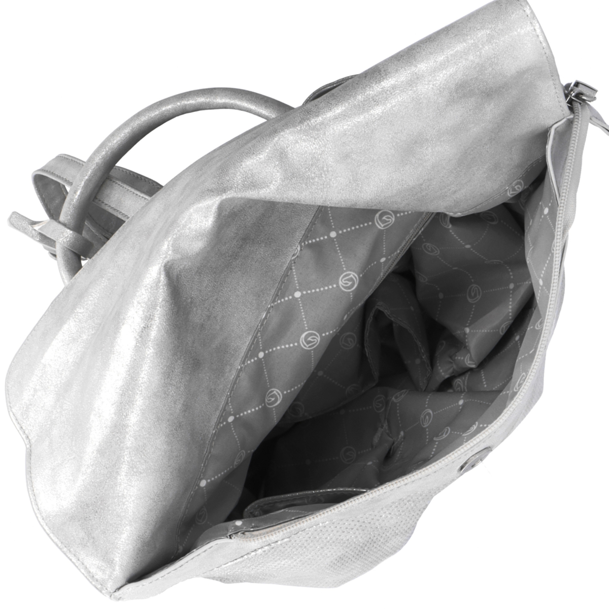 detail Dámský batoh REMONTE RIE-20102492-S3 stříbrná